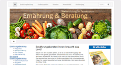 Desktop Screenshot of ernaehrung-und-beratung.de